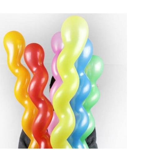 ☺ 100 pcs balon ulir / balon latex panjang / balon panjang / balon ular ♜