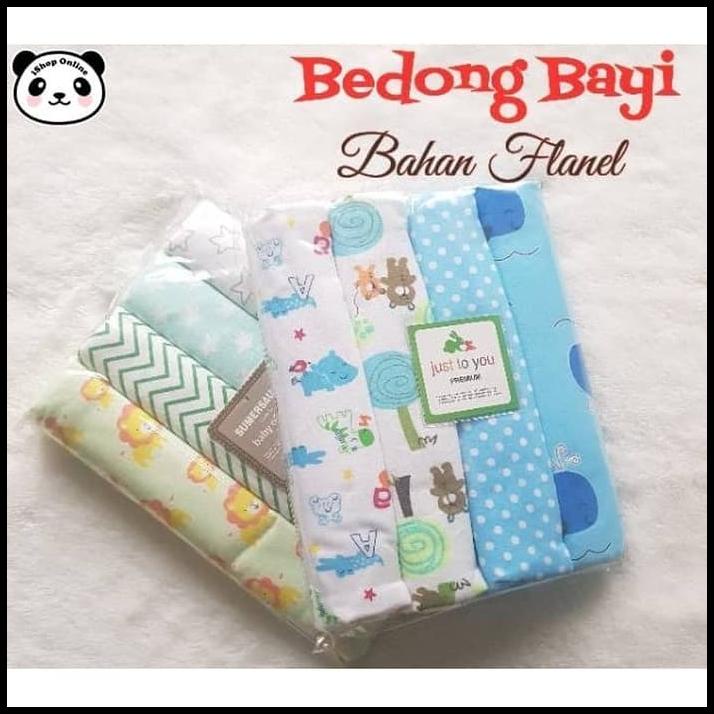 4Pcs Bedong Bayi Flanel Murah Bedong Kain Flanel