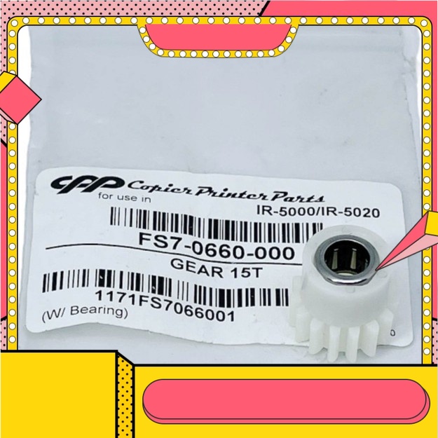 GEAR 15T IR 5000 FS7 - 0660 - 000 CPP