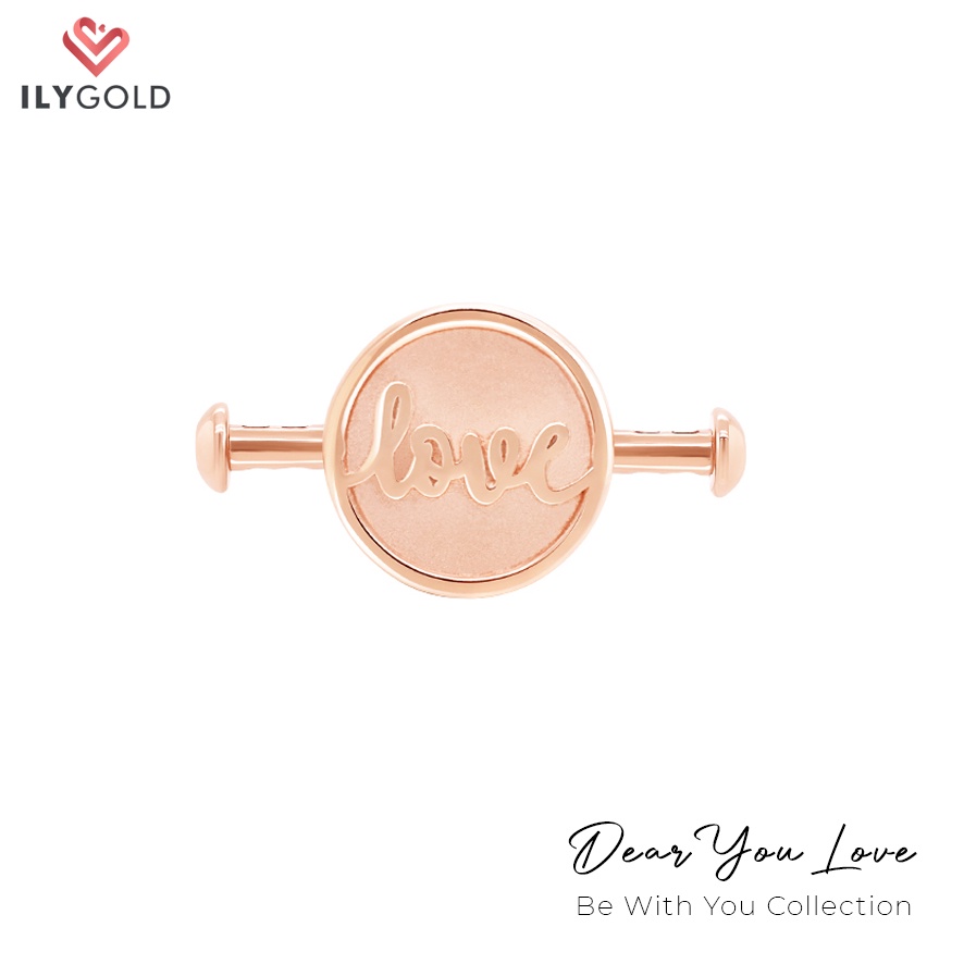 Dear You Love Bangle ILY GOLD (Charm)