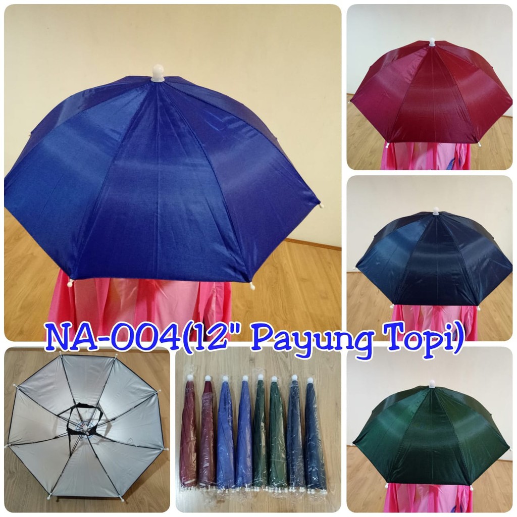 Jual Payung Topi Nagoya Payung Kepala Payung Polos Payung Topi