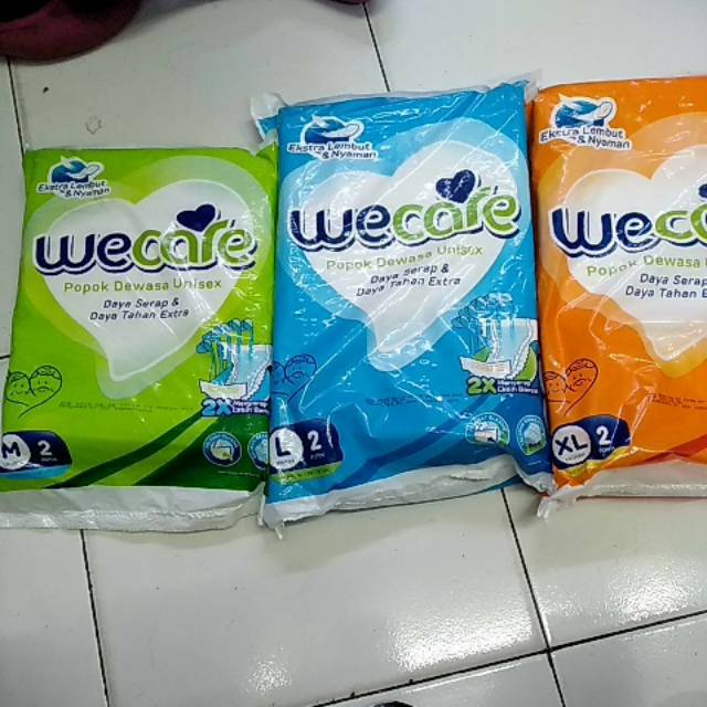 Wecare adult diapers M2/L2/Xl2