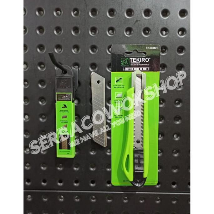 

Limited Tekiro Paket Cutter Knife 18 Mm-1 + 1 Pak Isi Cutter Tekiro 10 Blade Terlaris