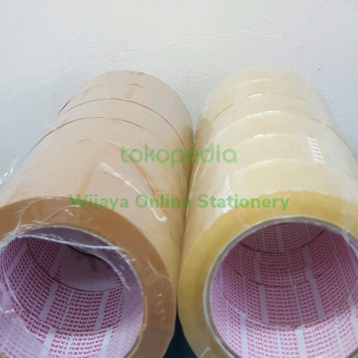 

Eklusif Lakban Coklat / Bening Daimaru 2 (6 Rol) Sale!!!