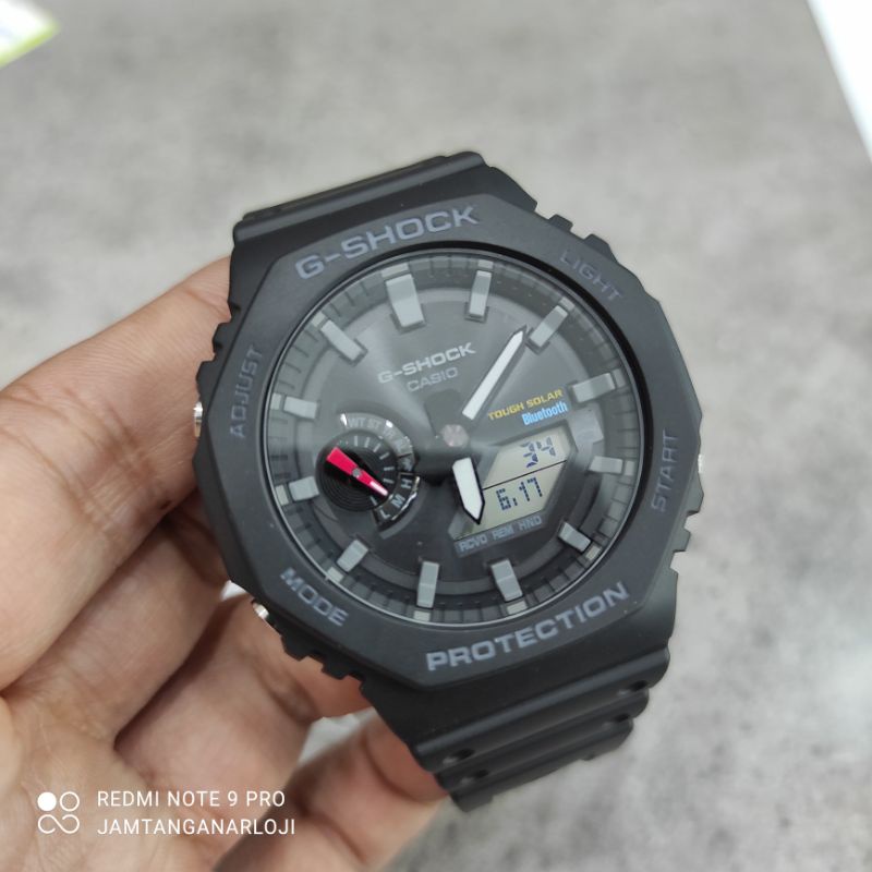 JAM TANGAN PRIA G-SHOCK GA-B2100-1A NEW GA B2100 CARBON CORE ORI