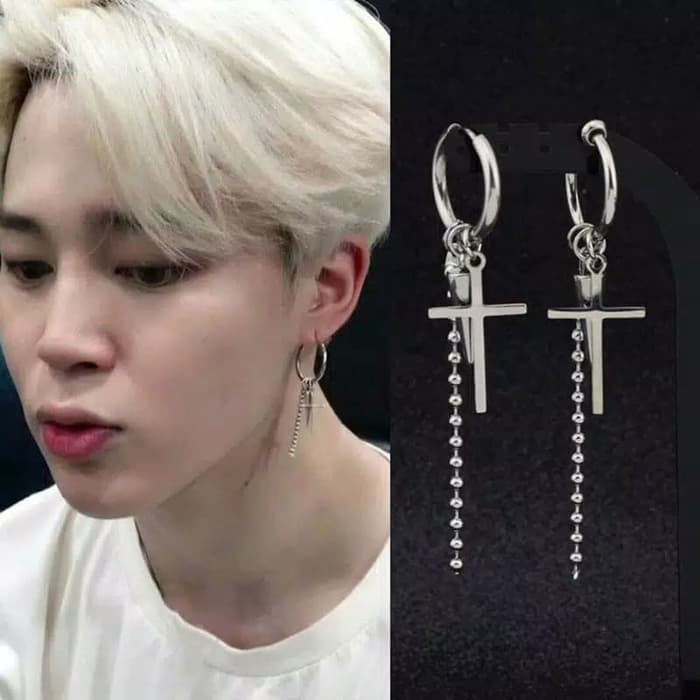 EE0452 - Anting JEPIT Tanpa Tindik Pria Wanita Kpop Korea BTS EXO NCT DAY6 SKZ GOT7 Daniel Enhypen Treasure Day6 BigBang Blackpink Twice Red Velvet Itzy Ive Aespa Loona New Jeans Stayc