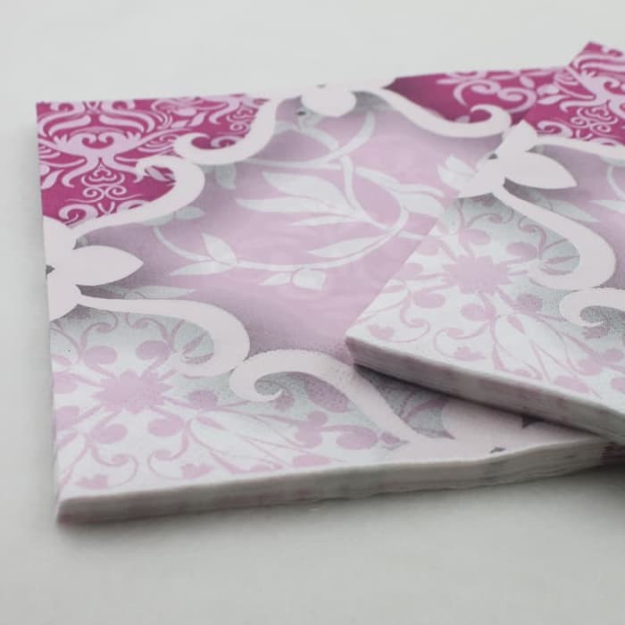 Decoupage Napkin - Tissue Decoupage 2Ply OB-Floral Frame