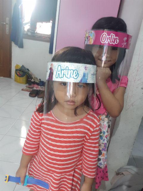 Face Shield Anak Custom Karakter