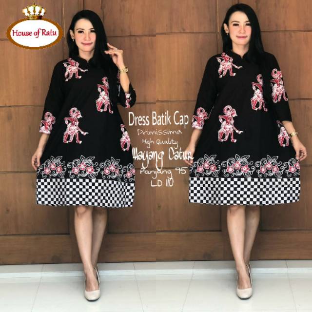 Tunik Batik Wayang Catur Batik Tunik