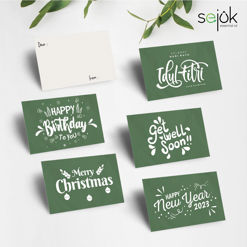 SEJUK Hampers Essential Oil Kit Gift Set Hadiah Paket Aromatherapy