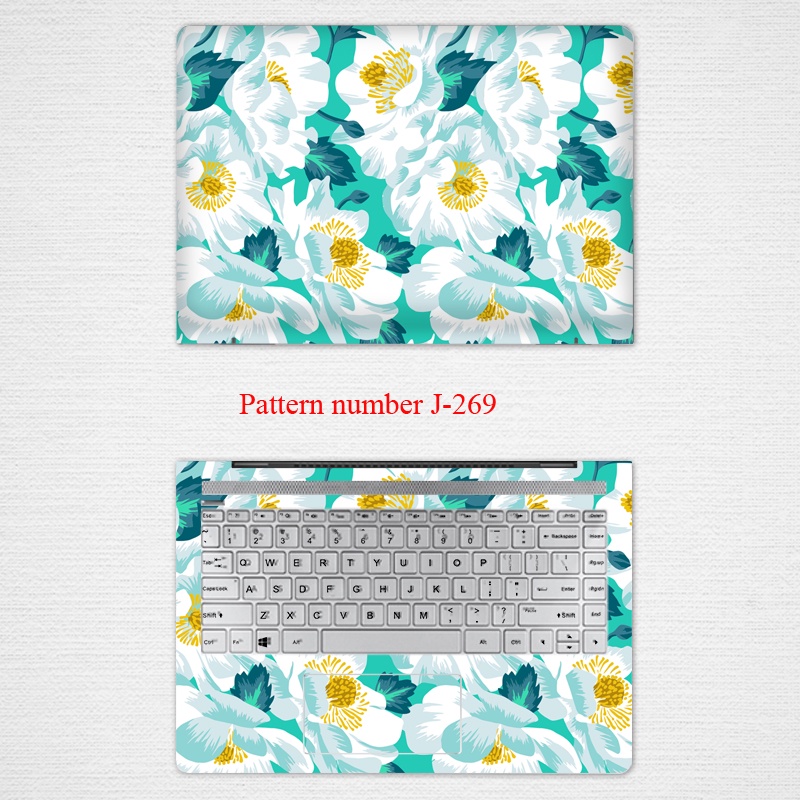 2 Pcs Stiker Pelindung Laptop Universal Bahan VINYL Ukuran 12 13 14 15.6 Inch 3420Vostro Inspiron 14 5410 XPS