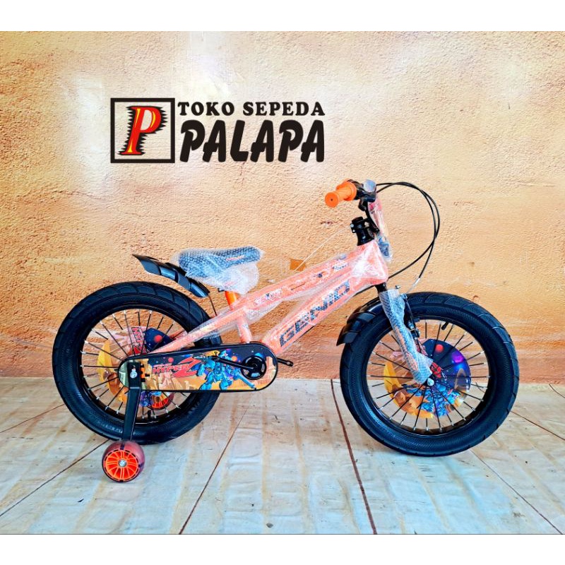 BMX 18 GENIO HYPER Z Sepeda Anak Ban Besar By United