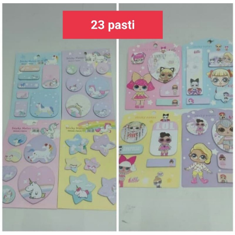 

sticky note unicorn/LOL