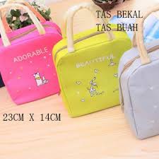 Tas Bekal Anak / lunch box Cooler Bag RANDOM