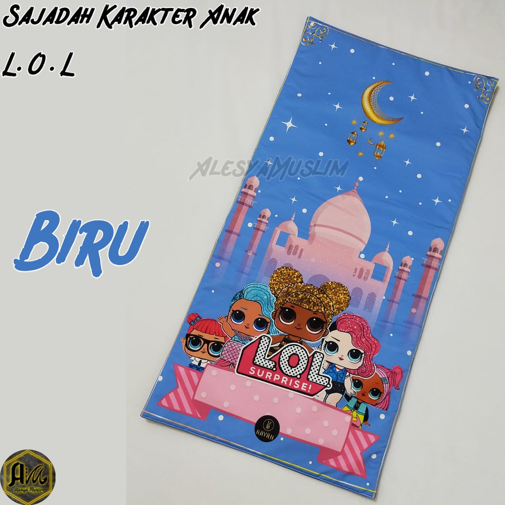 Sajadah Karakter Anak LOL/Harga Grosir/Best Seller/Bisa COD