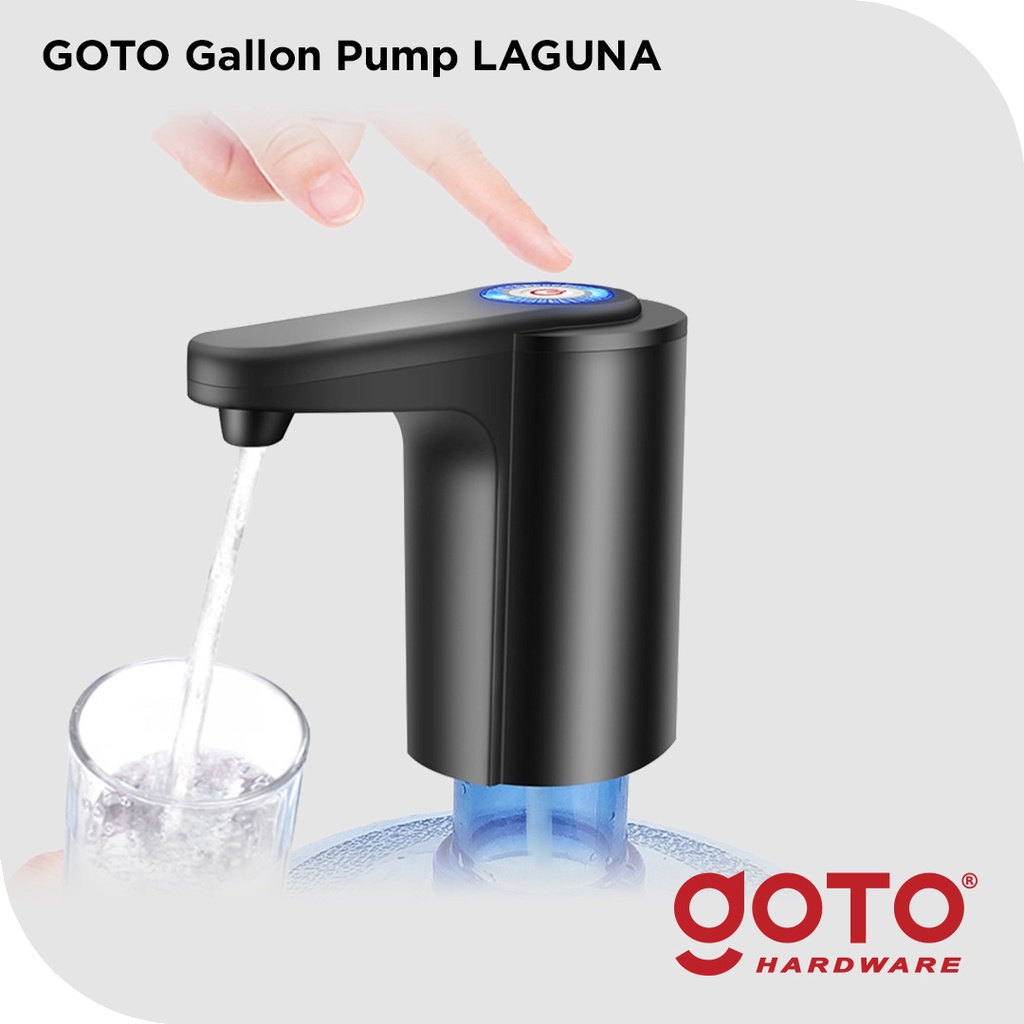 Goto Laguna Dispenser Air Pompa Galon Elektrik Gallon Pump Charge USB Pencetan Kompa Galon Air Baterai