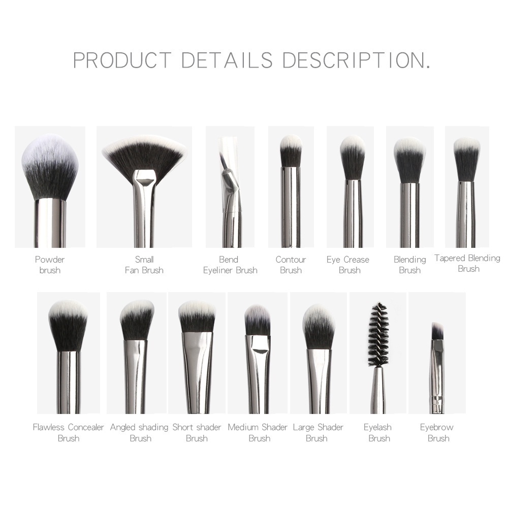 JAVASHOP Set Brush Kuas Make Up Profesional 13 Pcs