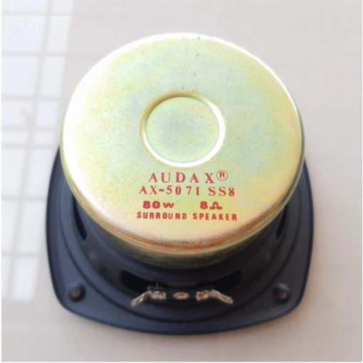 ORIGINAL Audax 5071 SPEAKER 5 INCH AUDAX SURROUND SPEAKER 5in AUDAX 80watt ASLI ORI