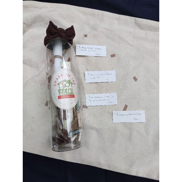 

Surat Ditulis | Surat dalam Botol | Message in Jar | Message in Bottle
