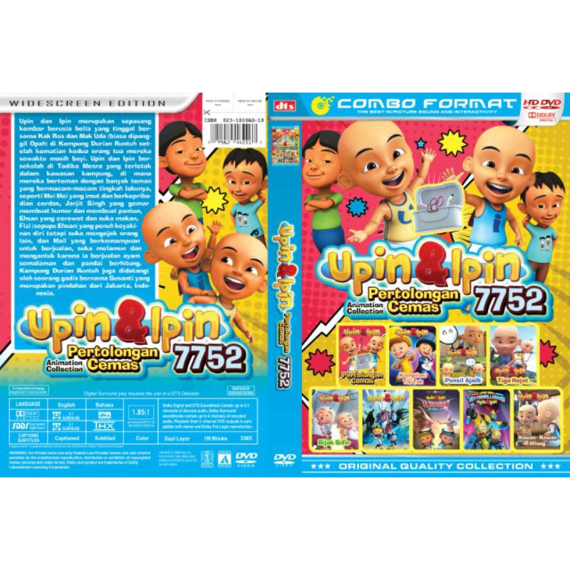 Kaset Film Koleksi Upin &amp;Ipin Pertolongan Cemas