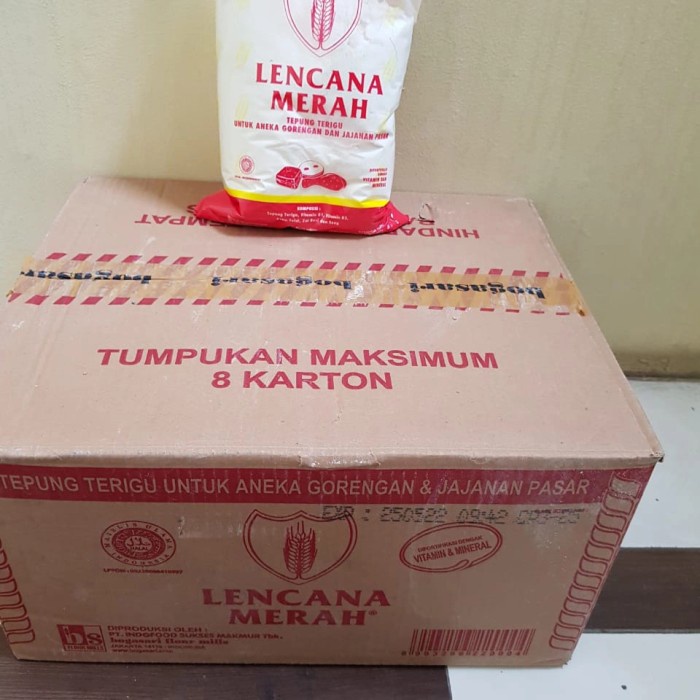 

BISA COD tepung terigu lencana merah 1kg