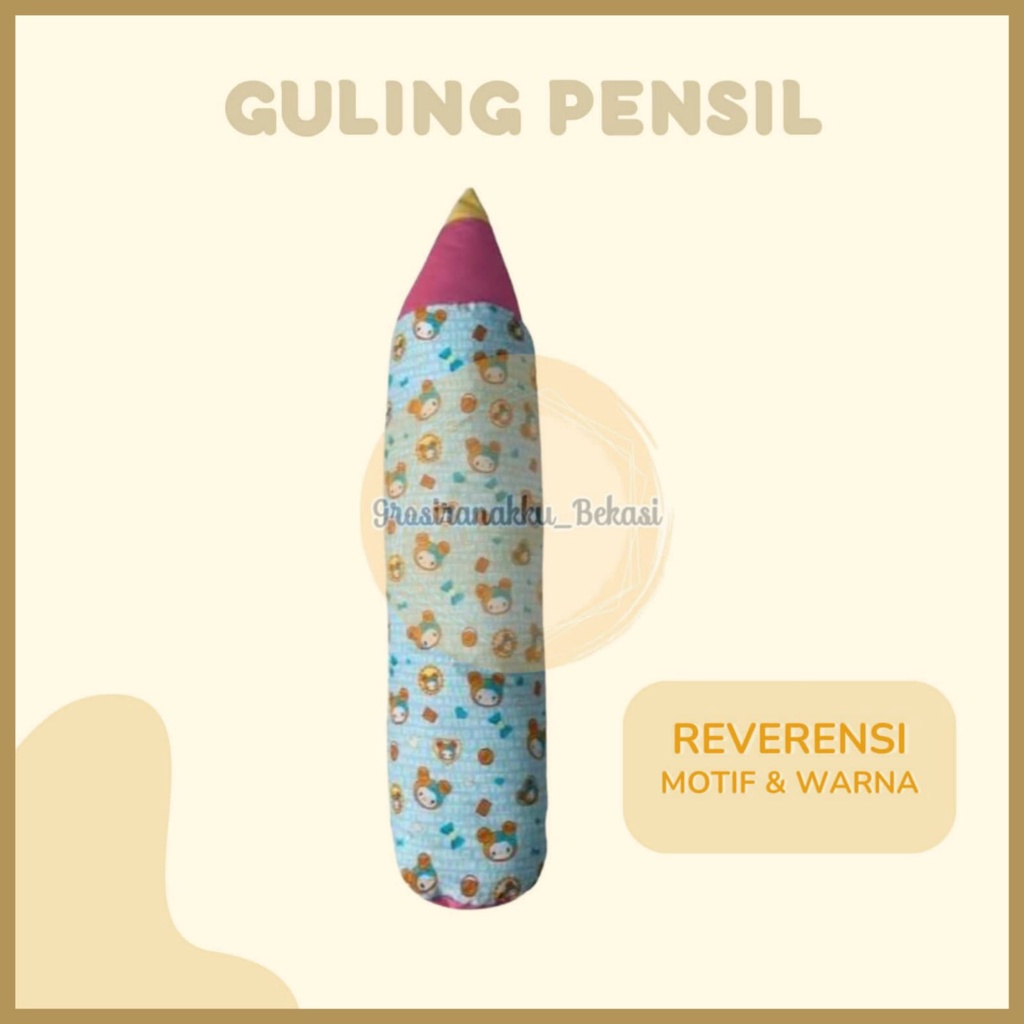 Guling Pensil Termurah Motif HK