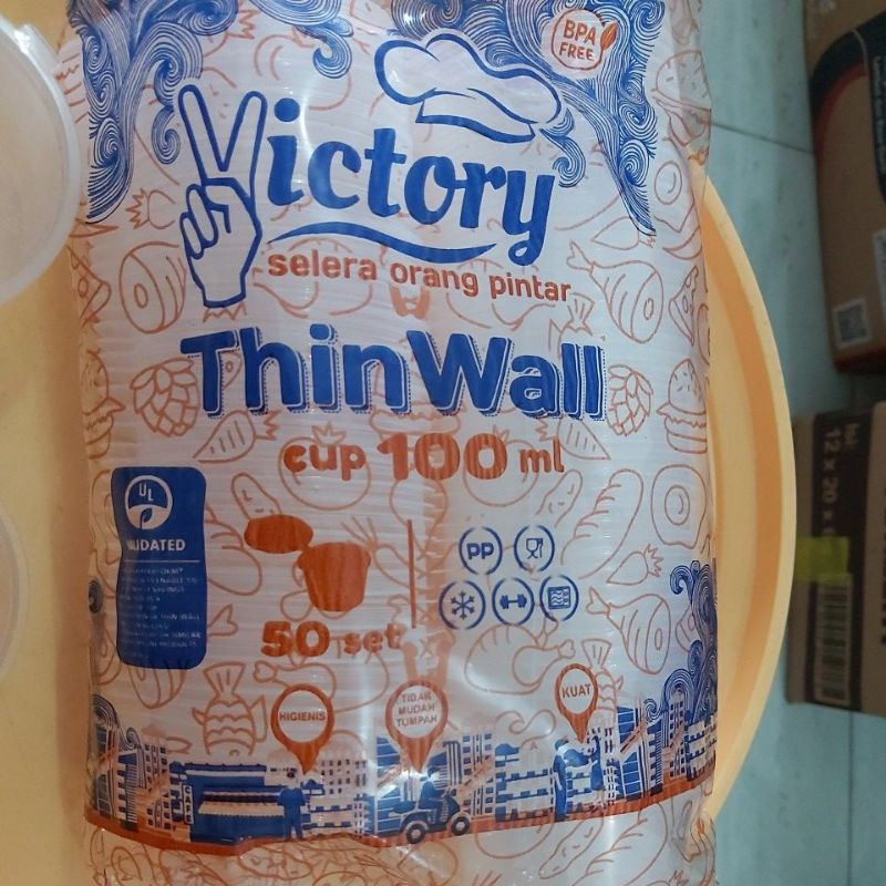 thinwall cup 100ml Victory