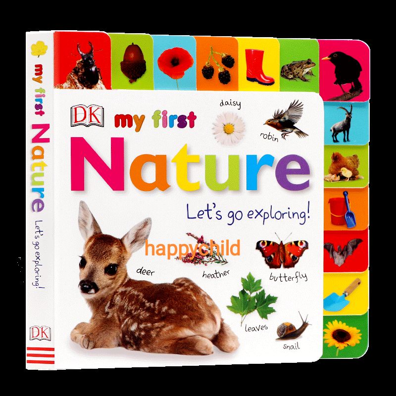 original DK my first Nature let's go exploring board book buku anak buku bacaan buku impor happychild