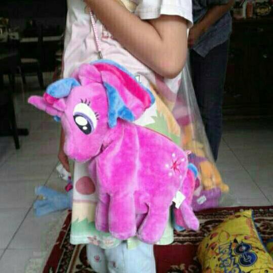 _ THW Tas selempang boneka My Little pony kuda poni terbaru ✅