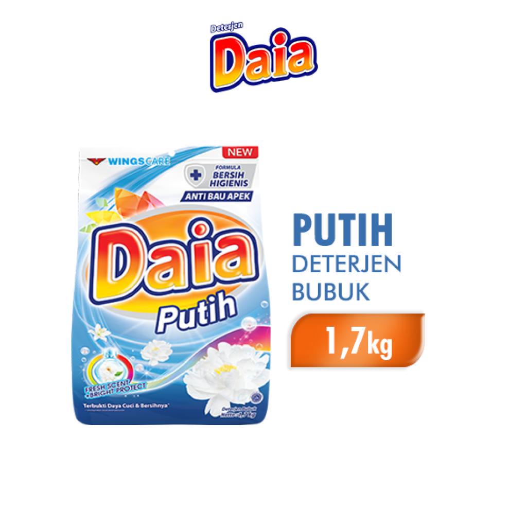 Promo Harga Daia Deterjen Bubuk Putih 1700 gr - Shopee