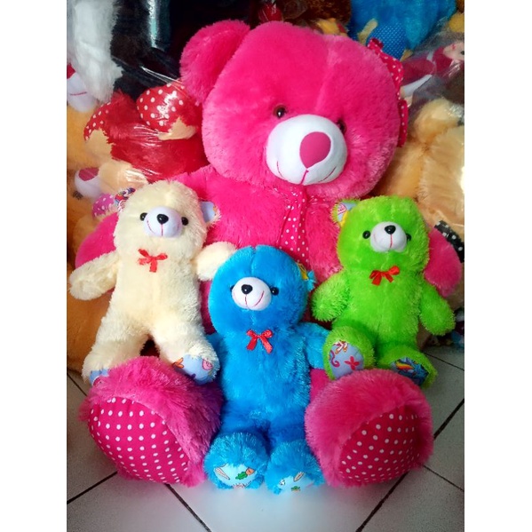 (TERMURAH)teddy bear syal jumbo beranak 3