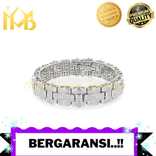 Gelang Platinum Kadar 10% Eksklusif Pria