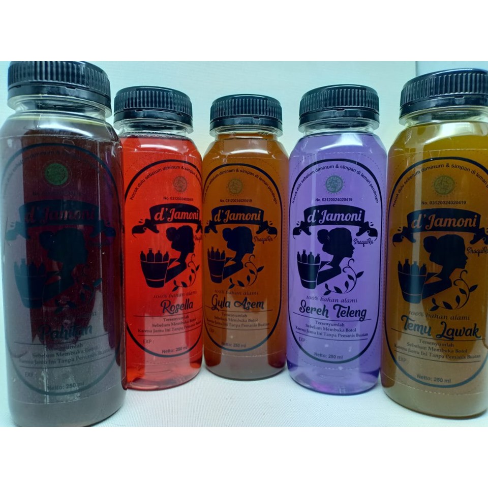 

FRESH D'jamoni Jamu Tradisional Alami 250 ml
