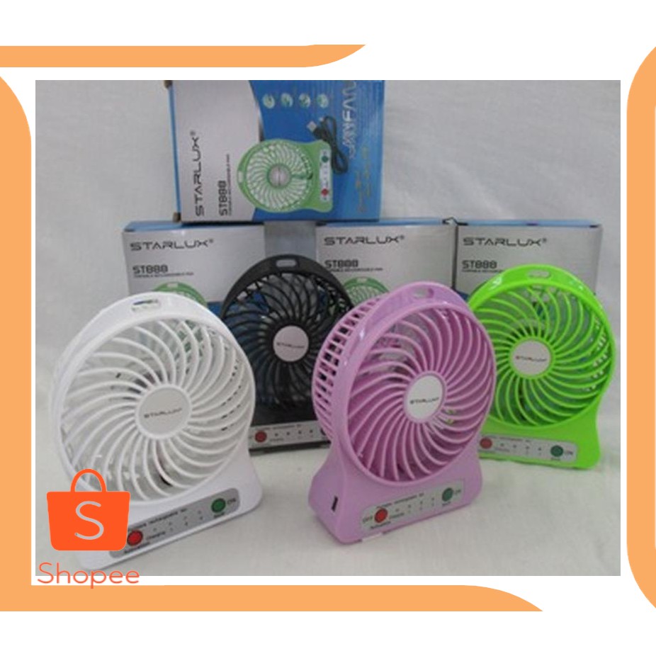 Promo suku cadang ST888 Portable Rechargeable Fan Starlux/Kipas Angin Mini C Berkualitas