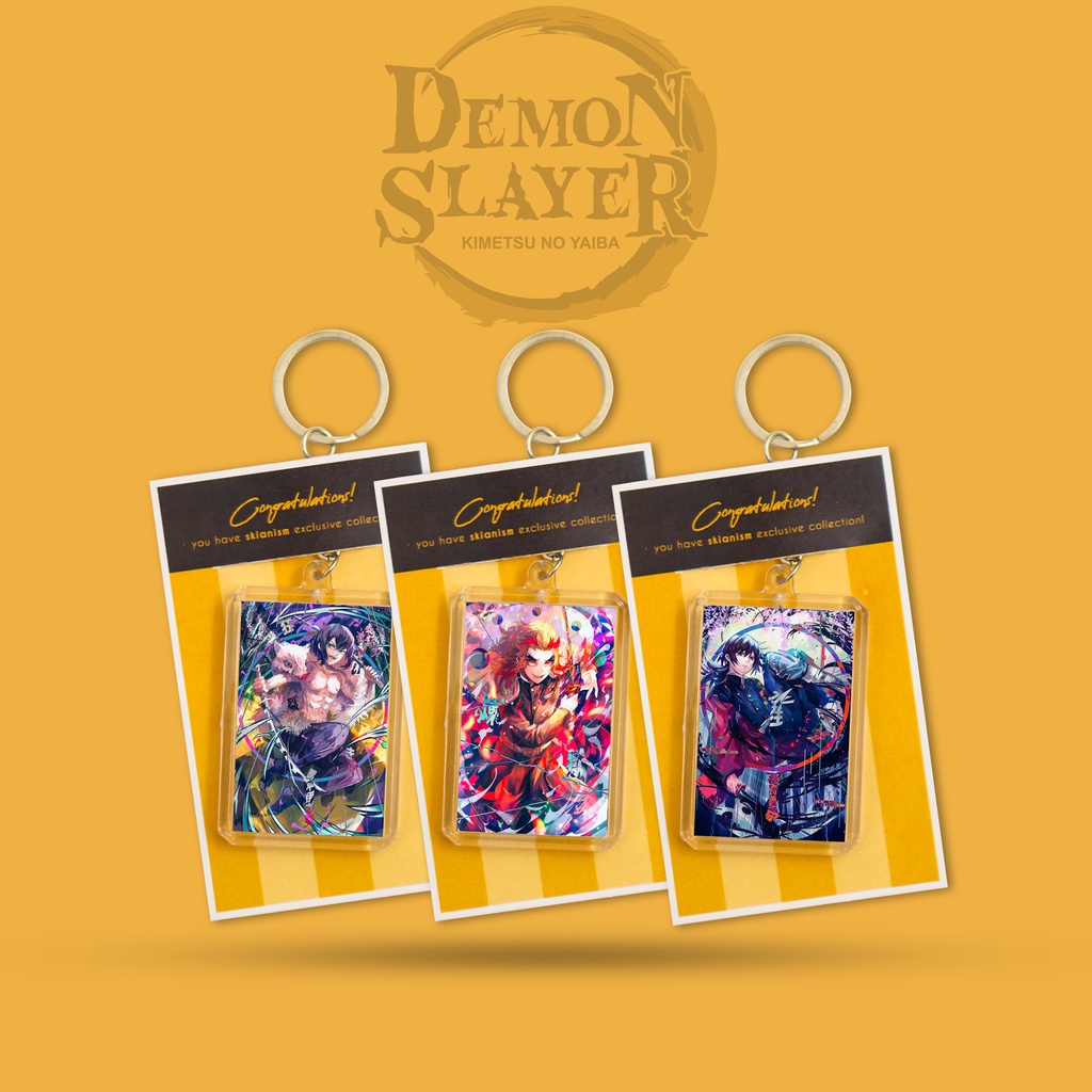 Keychain/Gantungan Kunci Anime Demon Slayer Character | Ganci Anime