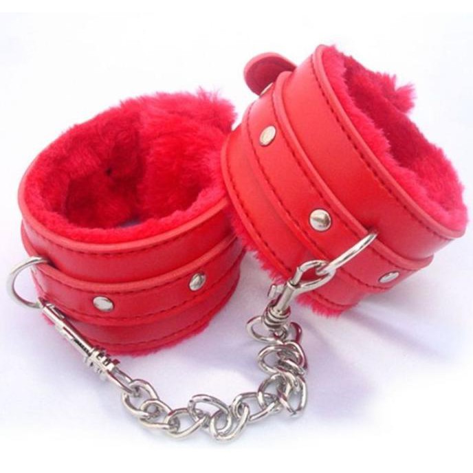 Terlarisseller# Borgol Bulu Handcuffs Lingerie Nyaman Dipakai Cosplay Handcuff