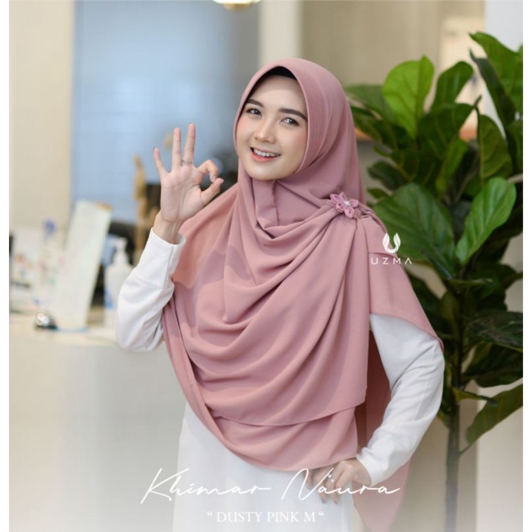 Naura Khimar ORI Uzma Hijab (Hijab Instan)