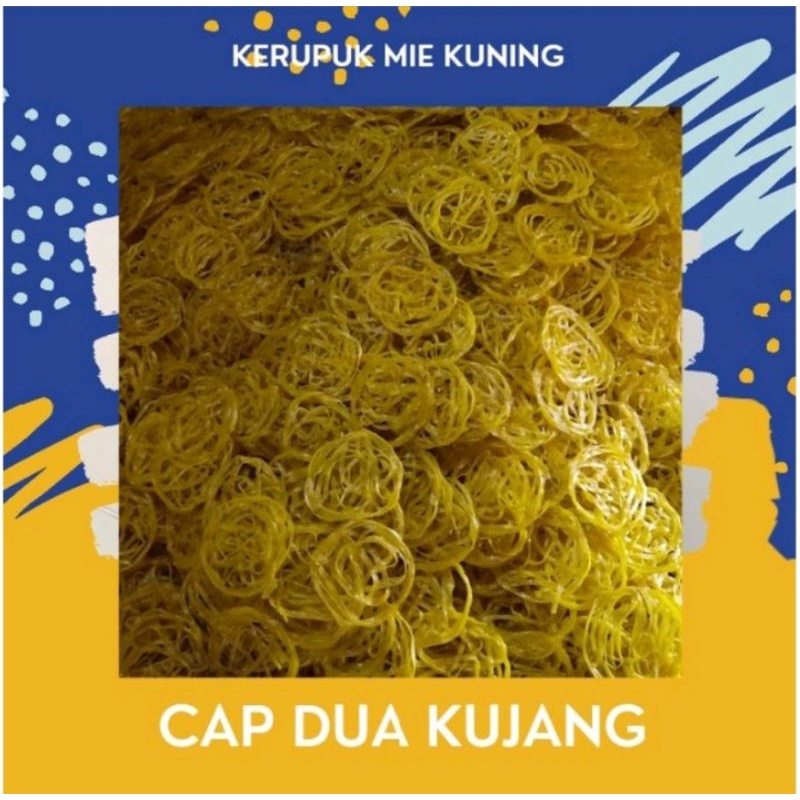 Kerupuk mie asin / kerupuk mie kuning mentah 5kg