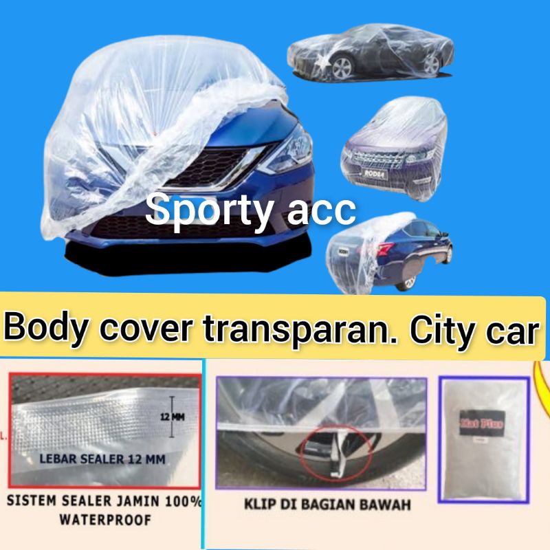 Body cover transparant honda jazz