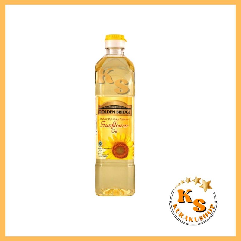 

GOLDEN BRIDGE SUNFLOWER OIL MINYAK BIJI BUNGA MATAHARI 1 LITER