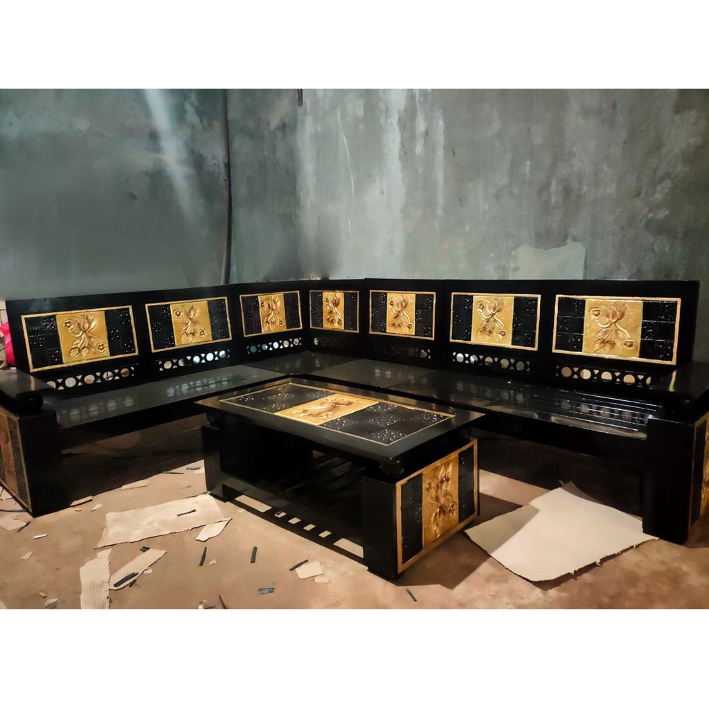 Kursi Tamu Sudut Pojok Minimalis Bola