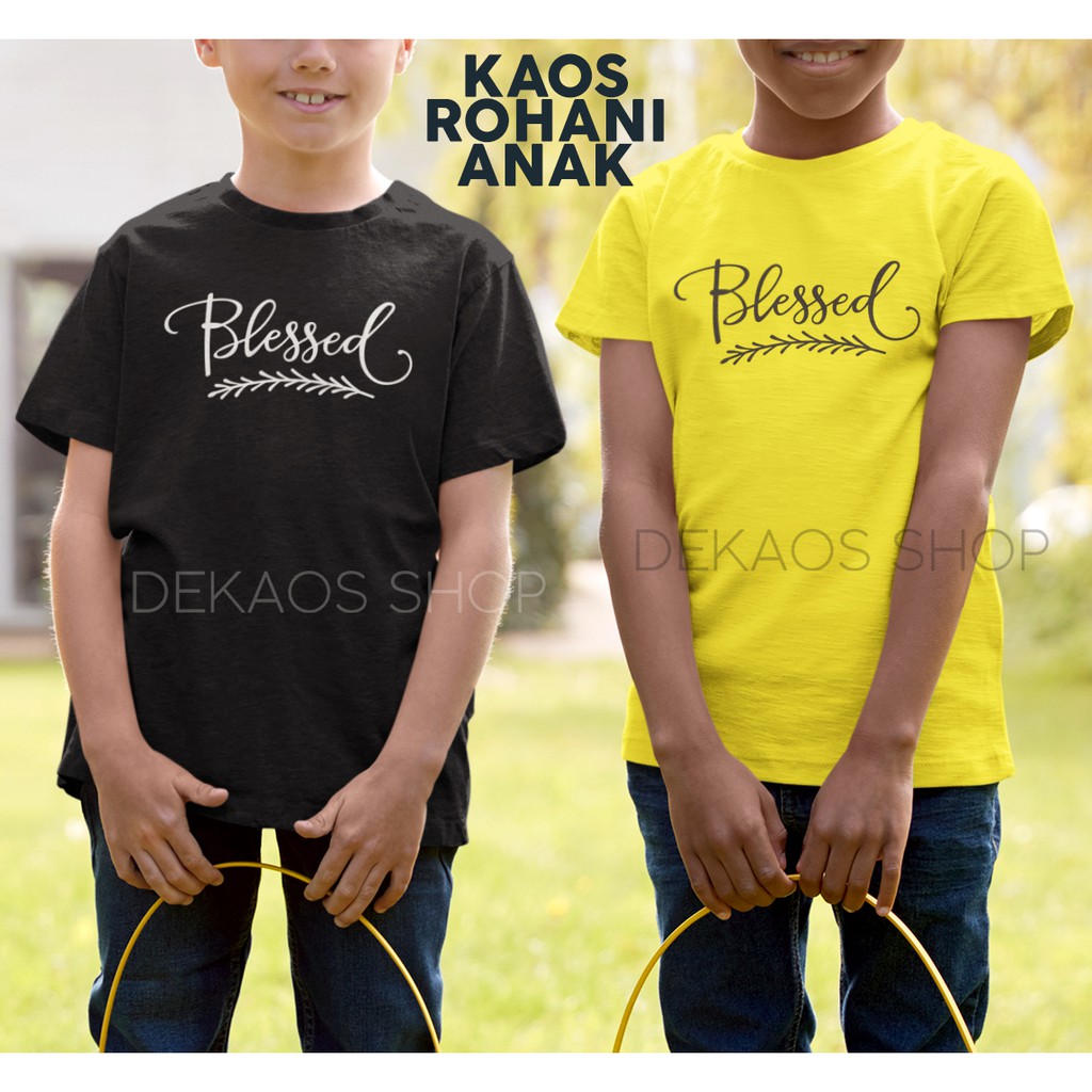 KAOS ROHANI ANAK / BAJU ROHANI ANAK / KAOS BAJU ANAK / KAOS ROHANI KRISTEN ANAK / DEKAOS 011KID