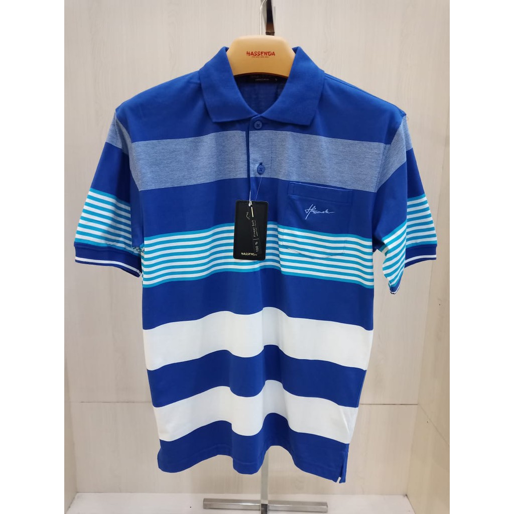 Kaos Polo Pria Hassenda / Baju Kerja Pria / Baju Polo Murah