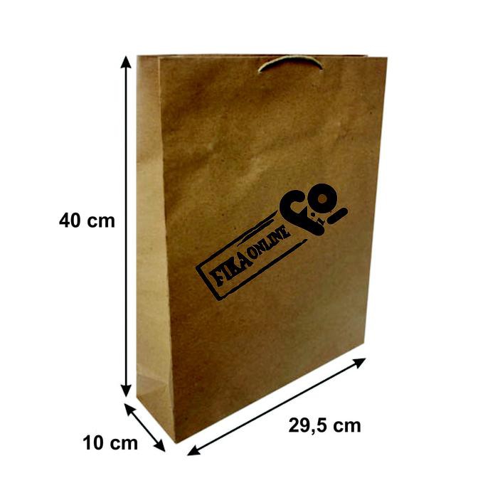 

Fika Tas Kertas Paper Bag 29,5X10X40 Cm Polos