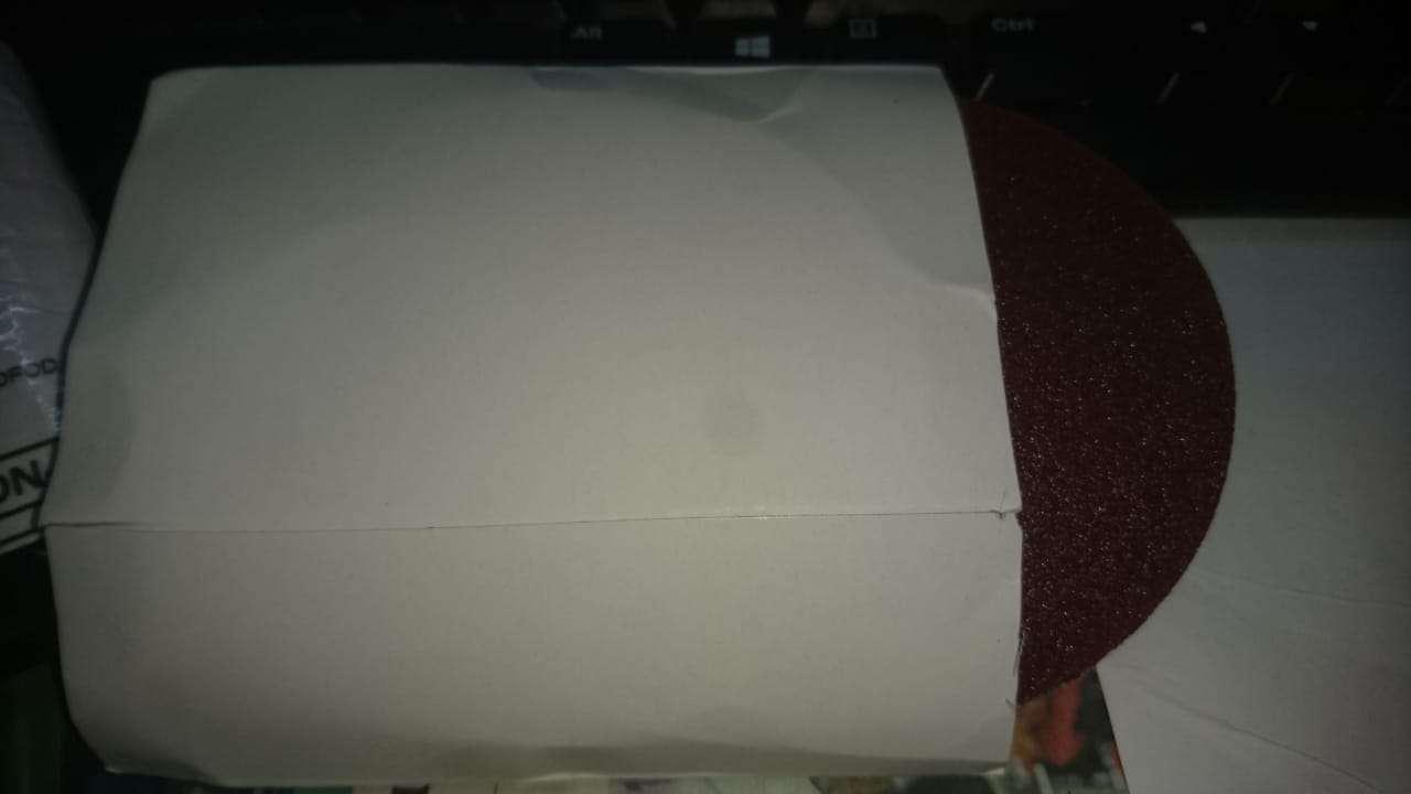 Amplas Bulat Velcro 4 Winson / Amplas Tempel4 Winson 100% Ori Paper 60 80 100 120 150 180