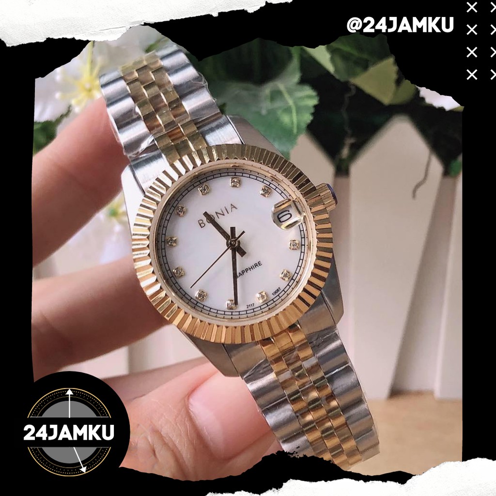 JAM TANGAN BONIA SAPPHIRE WHITE | BONIA Watch Original