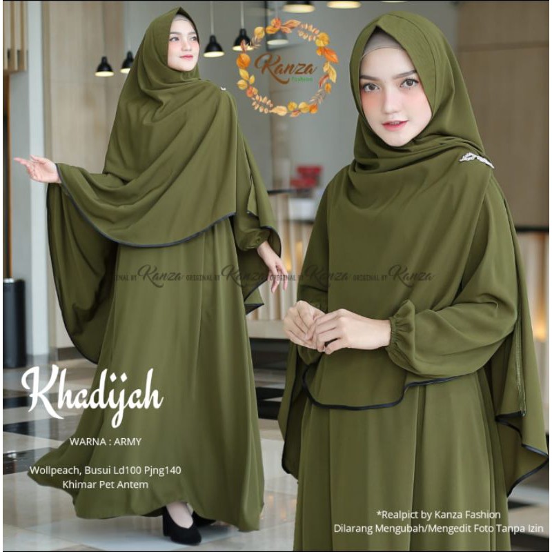 khadijah syari ori kanza real pict