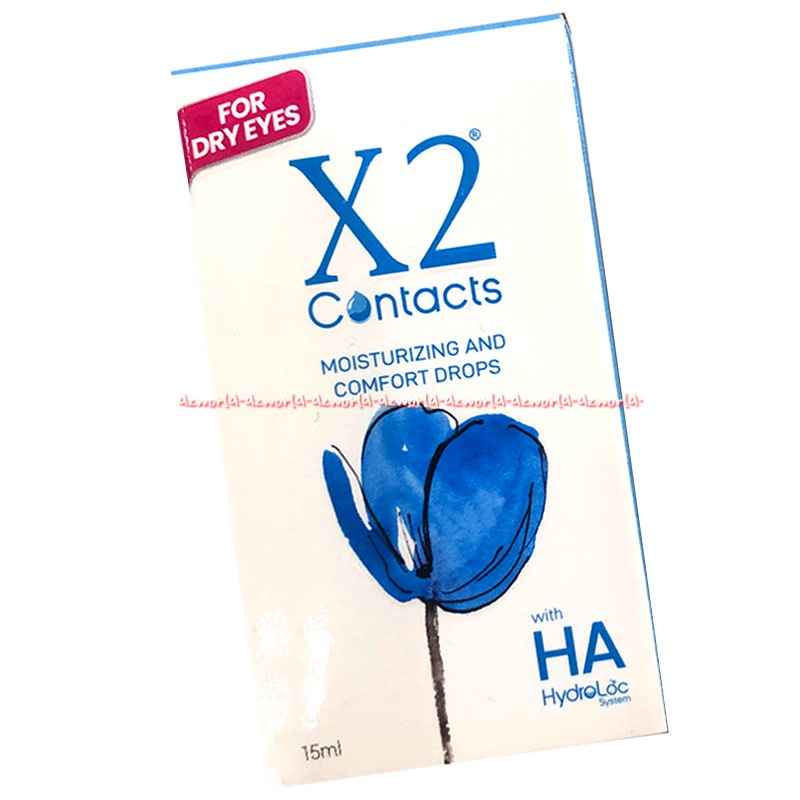 X2 Contact Moisturizing And Comfort Drop For Eyes Tetes Softlense 15ml