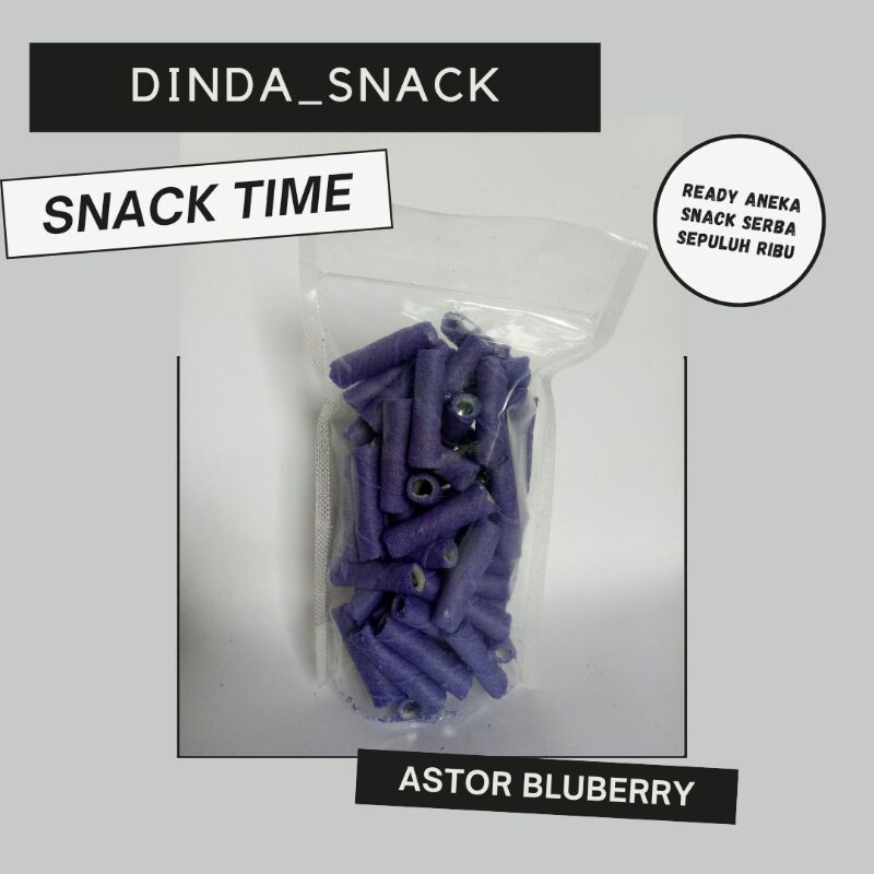 

astor bluberry || snack palangkaray || snack serba sepuluhribu || snack jadul || dinda snack