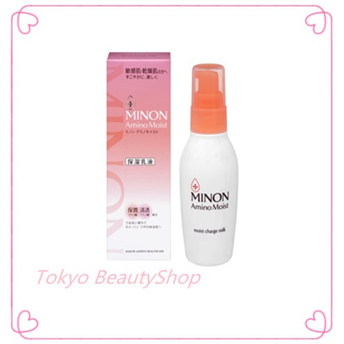 Japan Minon Amino Moist Charge Milk 100g Cream susu untuk wajah kering